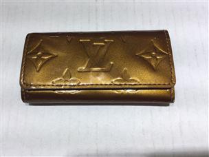 Louis Vuitton Brown Vernis Sarah Wallet Bronze Leather Patent